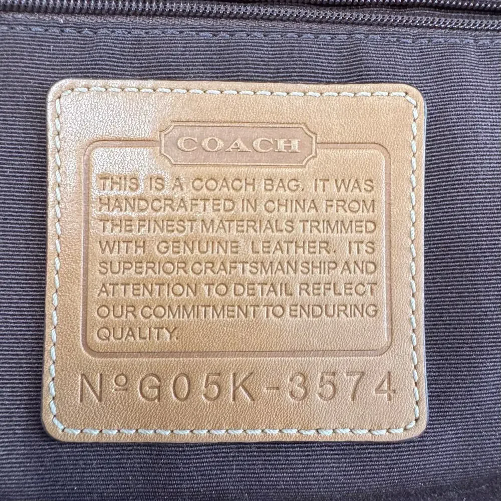 Coach Signature Jacquard Canvas Soho Handbag #3574